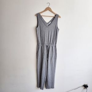 Calvin Klein Women Grey Relaxed Jumpsuit Jogger Bottom Pant Size S NWOT.